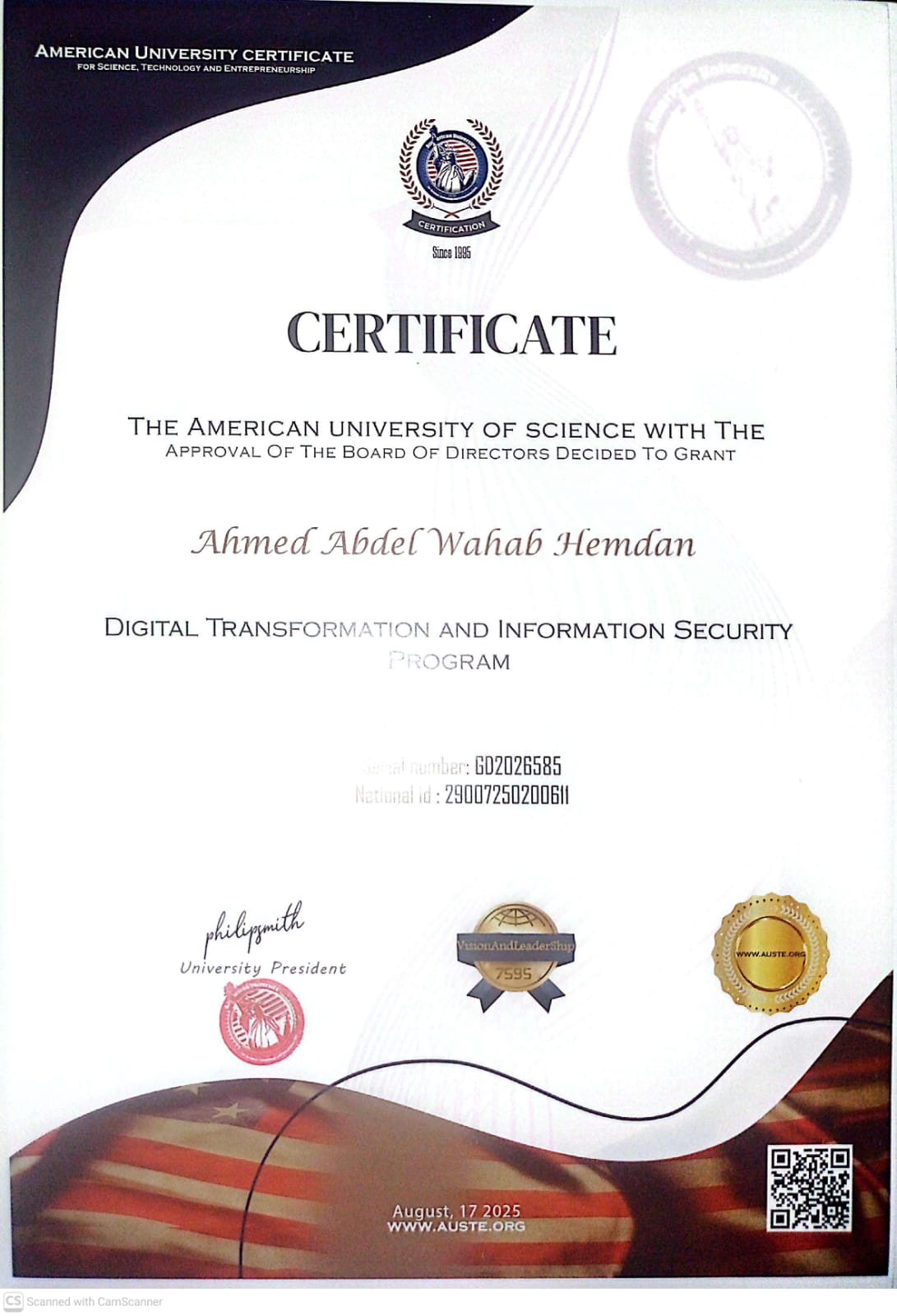 Digital Transformation and Information Security Program