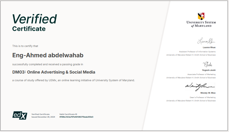 DM03: Online Advertising & Social Media